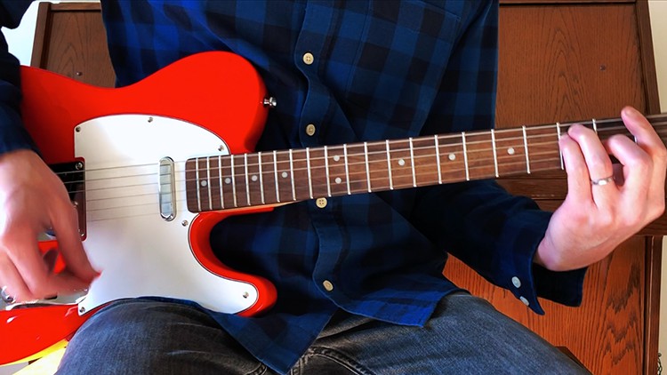 Create a Chord Progression on Guitar (Major Key)