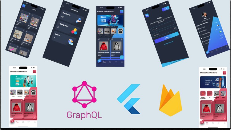 Flutter Store App GraphQl,Bloc, Freezed & Clean Architecture