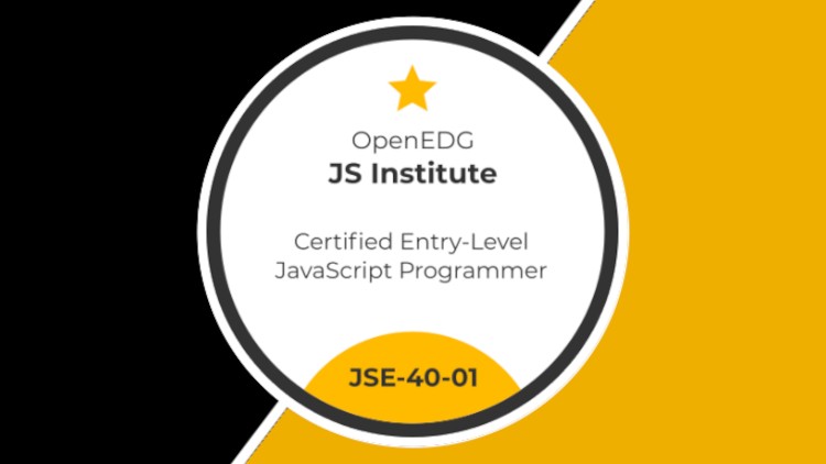 JSE 40-01 – JavaScript Certification Practice Tests – 2024 - Free ...